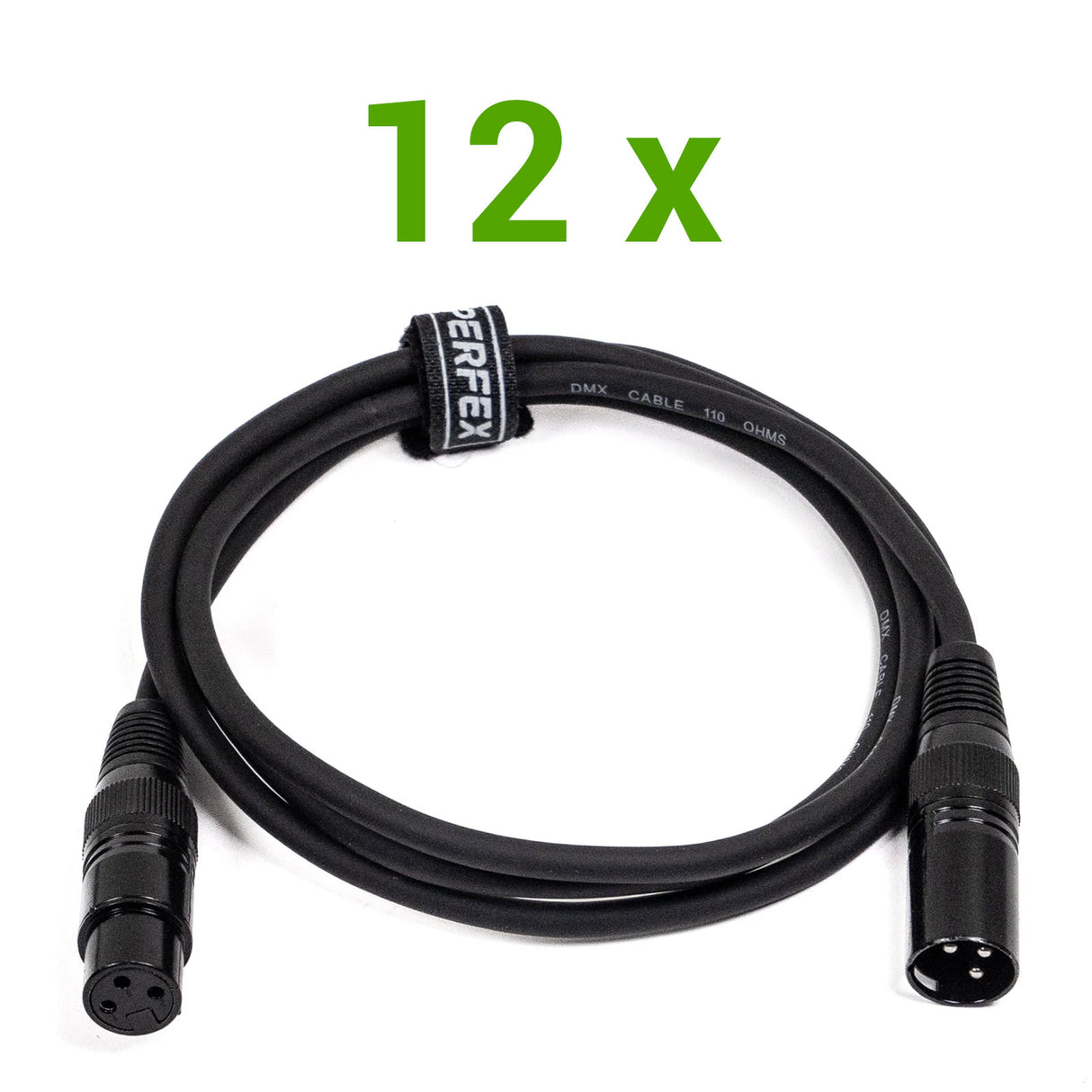 DMX Kabel Pakke (12x1,5m)