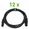 DMX Kabel Pakke (12x3m)
