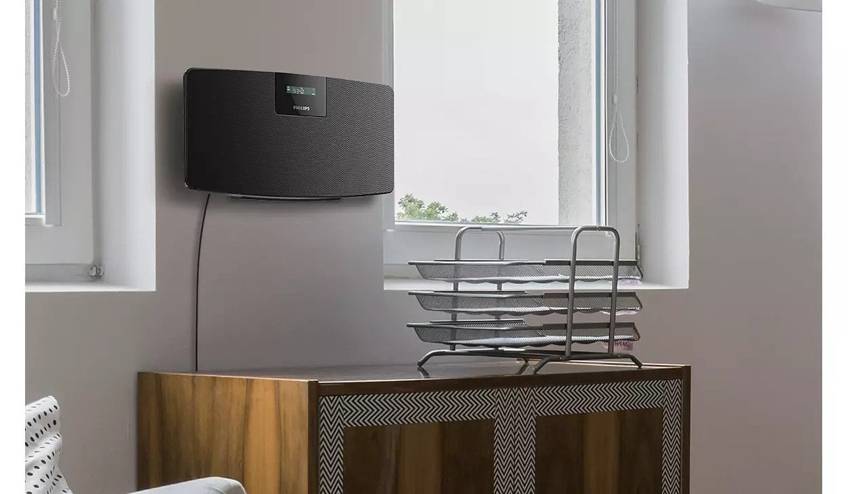 Philips M2505 Væghængt Minianlæg m. DAB+ Radio (Sort)