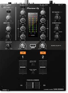 Pioneer DJ DJM-250 MK2 + PLX-500-K Bundle