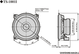 Pioneer TS-1001i Bilhøjttalersæt (10cm, 4")