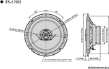 Pioneer TS-1702i Bilhøjttalere (17cm, 6,5")