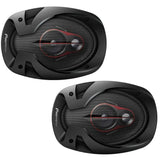 Pioneer TS-R6951S KRaftuld 3-vejs Fuldtone Bilhøjttaler (6"x9")