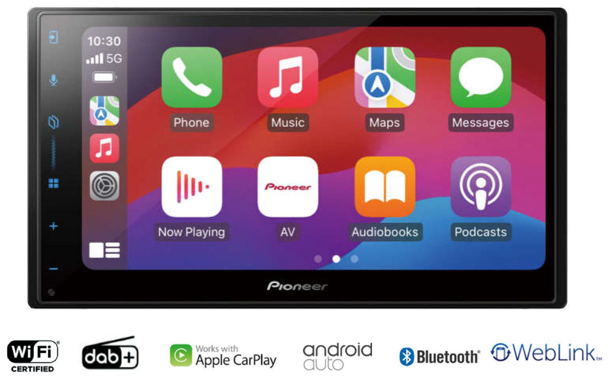 Trådløs Carplay i Peugeot 107 (2004-2014)