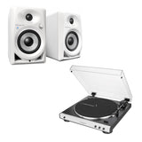Audio-Technica AT-LP60XBT-WH + Pioneer DM-40BT-W Bluetooth højtalere