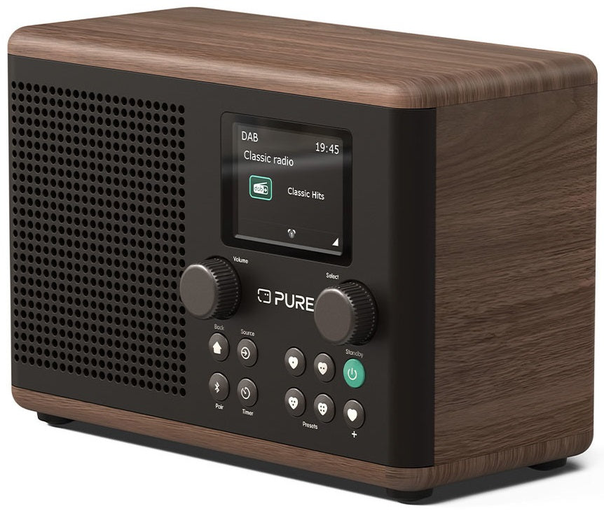 Pure Classic H4 Coffee Black/Walnut