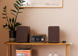 Pure Classic Stereo Mini Coffee Brown/Walnut