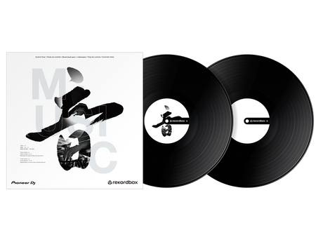 RB-VD2-K Rekordbox control vinyl (sæt af 2) (black)