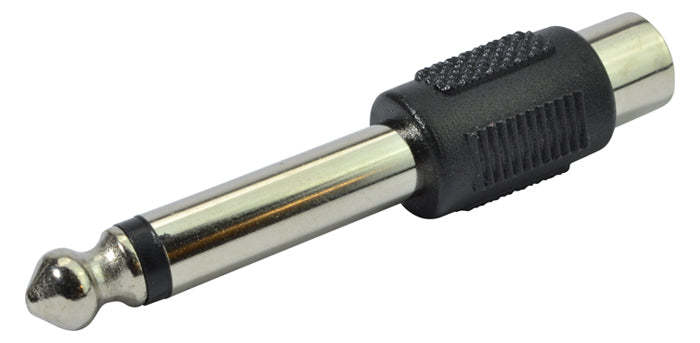 RCA Hun til 6.3 mm Mono Jack adapter, 4pak