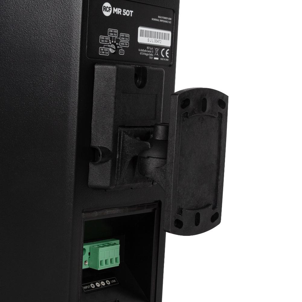 RCF væghøjttaler 2-vejs 5" sæt (2 styk) 60W 8 Ohm IP55, Sort