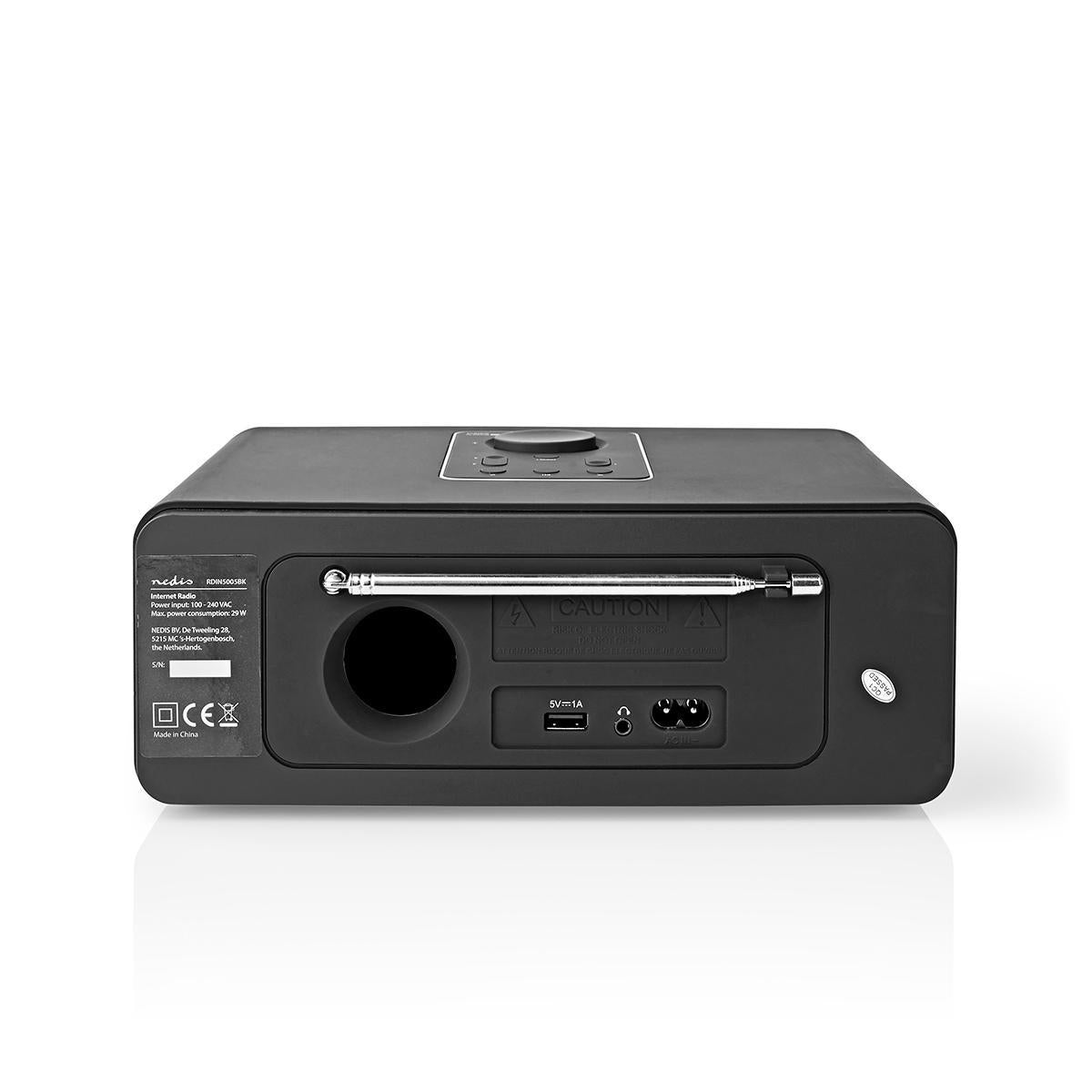 Internet Radio m. FM/DAB+/Bluetooth (Sort, Sølv)