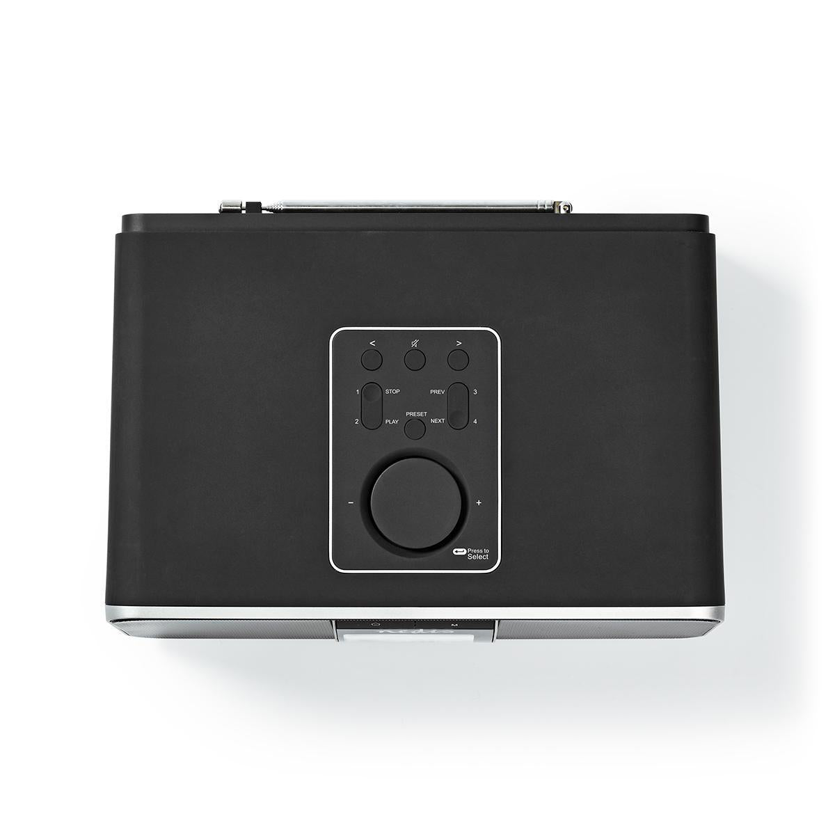 Internet Radio m. FM/DAB+/Bluetooth (Sort, Sølv)