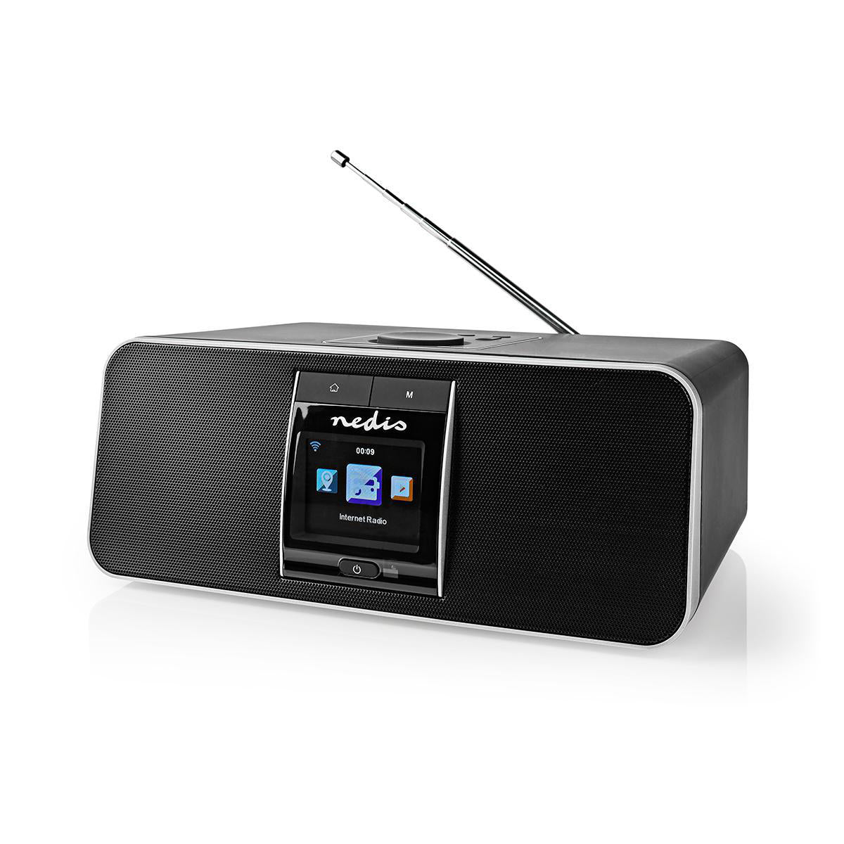 Internet Radio m. FM/DAB+/Bluetooth (Sort, Sølv)