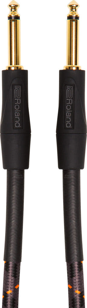 Roland "GOLD" Instrument Kabel 6.3mm Jack mono til 6.3mm Jack mono