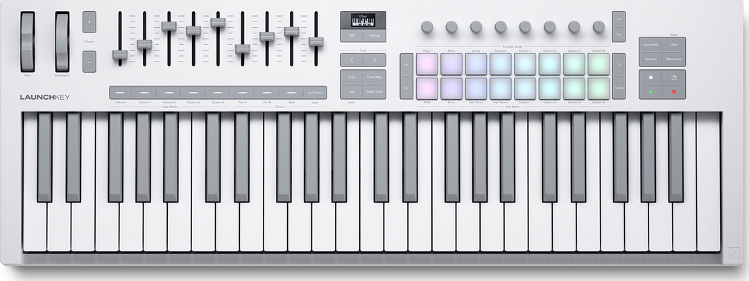 Novation Launchkey 49 MK4 MIDI-Keyboard (Hvid)