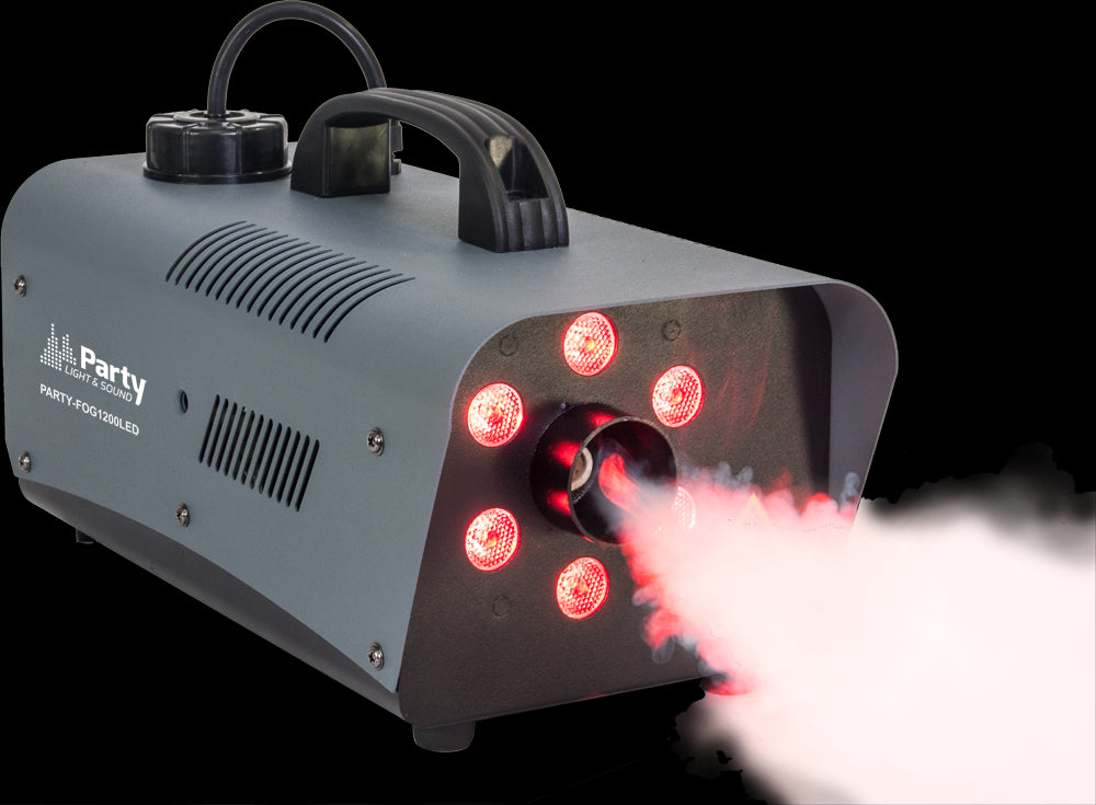 Røgmaskine m. 6x RGB LEDs (1200W)