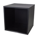 Studio 57 - Opbevaringshylde til vinylplader (36,5 x 36,5 cm, Sort)