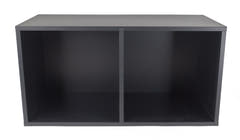 Studio 57 - Opbevaringshylde til vinylplader (71,5 x 36,5 cm, Sort)