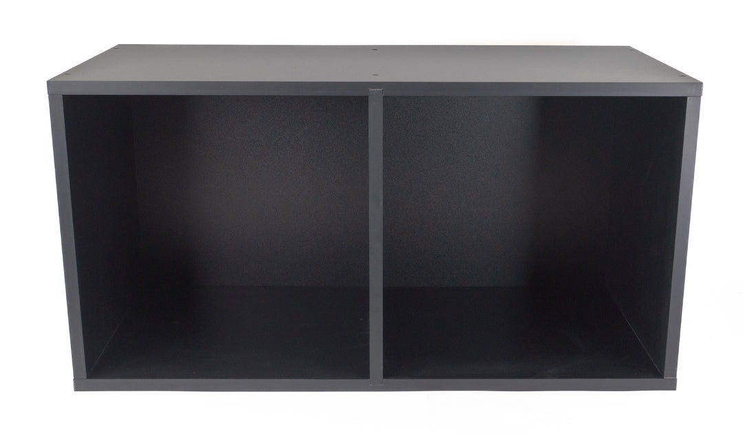 Studio 57 - Opbevaringshylde til vinylplader (71,5 x 36,5 cm, Sort)