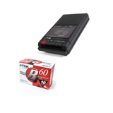 Studio 57 - Kassettebåndoptager (Sort) Bundle