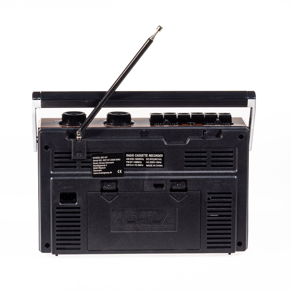 Studio 57 - Kassetteafspiller m. FM & Bluetooth, Brun