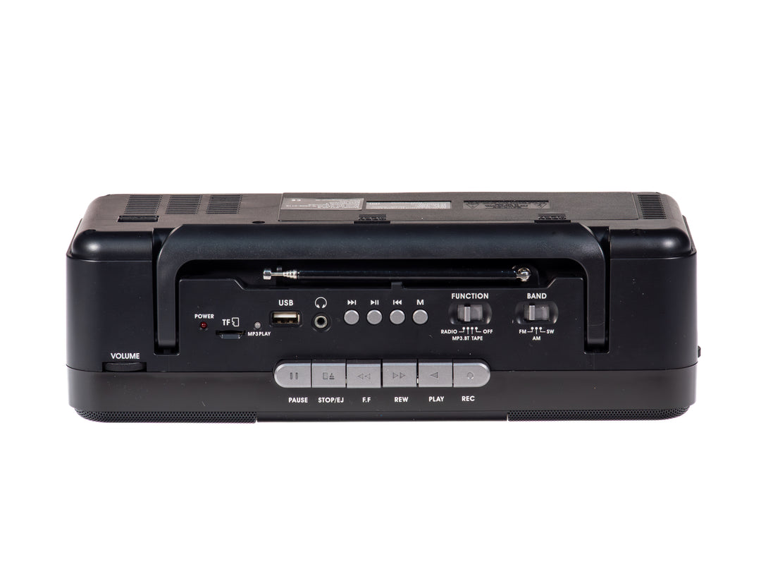 Studio 57 - Kassetteafspiller m. FM & Bluetooth, Sort