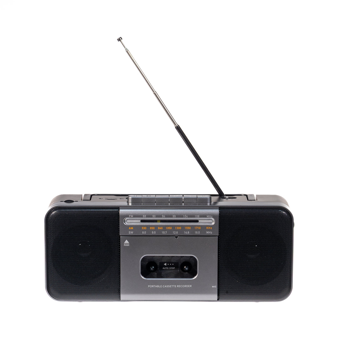 Studio 57 - Kassetteafspiller m. FM & Bluetooth, Grå
