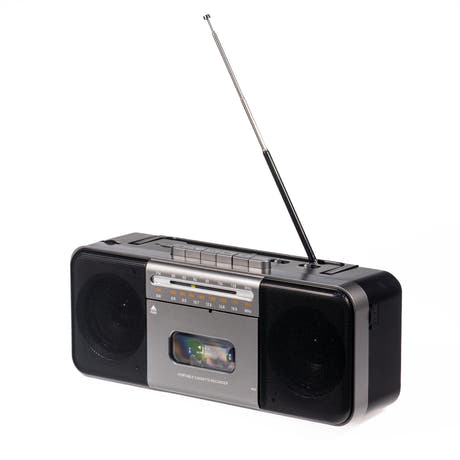 Studio 57 - Kassetteafspiller m. FM & Bluetooth, Grå
