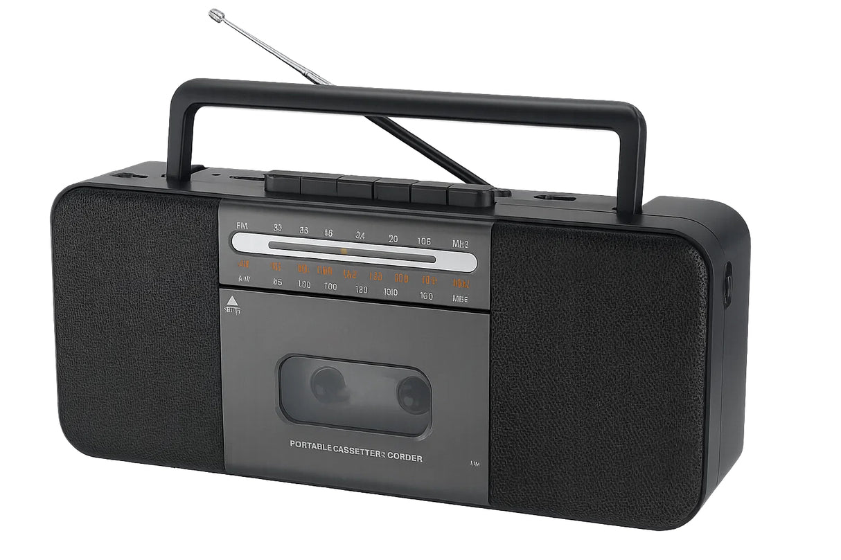 Studio 57 Kassetteafspiller m. FM & Bluetooth, Grå