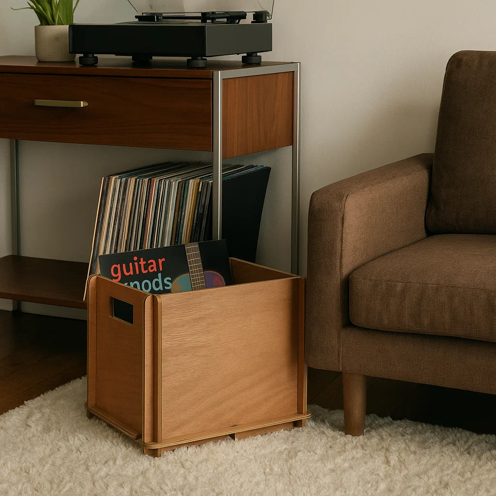 Studio 57 - Vinylkasse i træ