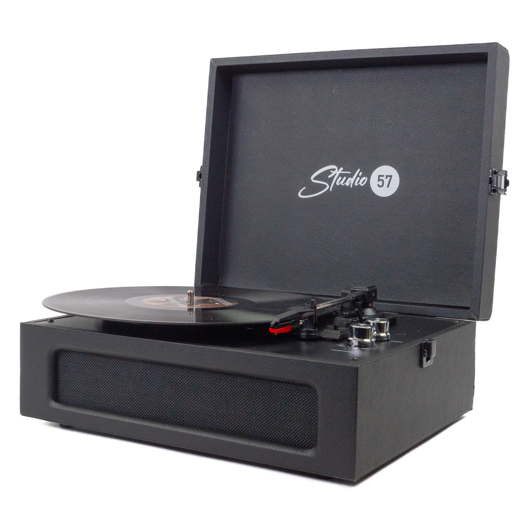 Studio 57 Groovy Pladespiller (Sort)