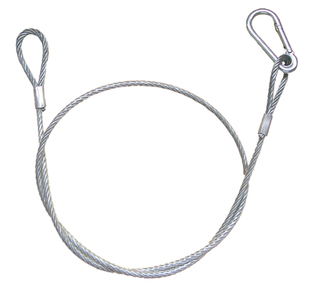 Ibiza Sikkerhedswire (87cm, 15kg, 2mm)