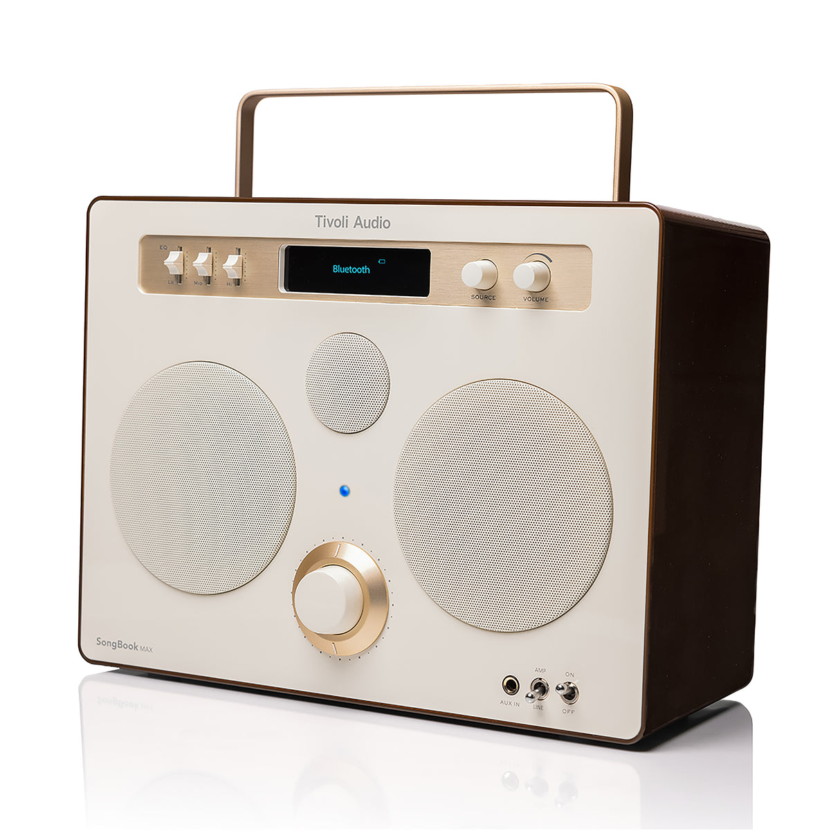 Tivoli Audio Song Book MAX Bluetooth Højttaler (Creme/Brun)