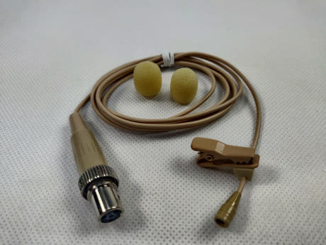ScanMic lavalier mikrofon Omni 4P XLR til Mipro, Beige
