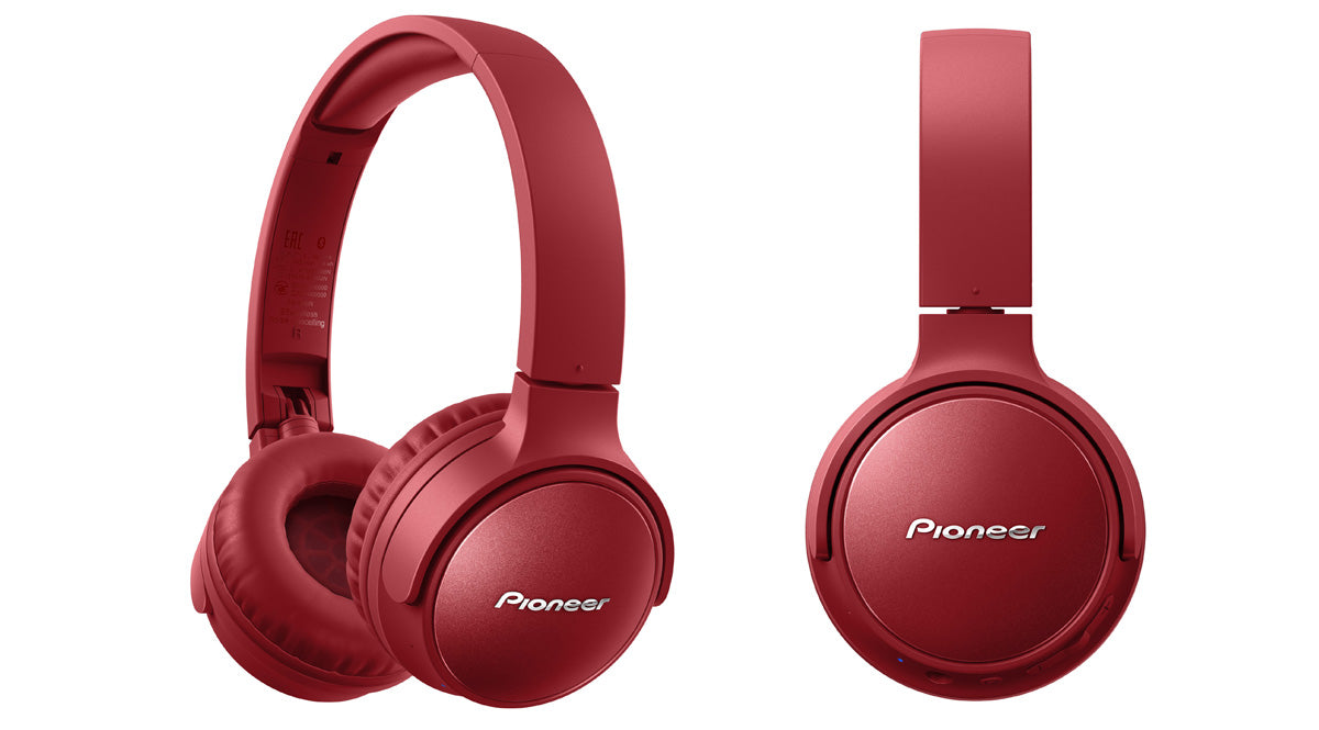 RETURVARE - Pioneer SE-S6BN Støjreducerende Bluetooth Høretelefoner (Rød)