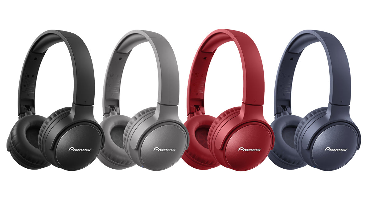 Pioneer SE-S6BN Støjreducerende Bluetooth Høretelefoner (Grå)