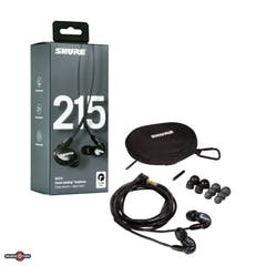 Shure SE215 In-Ear Høretelefoner (Sort)