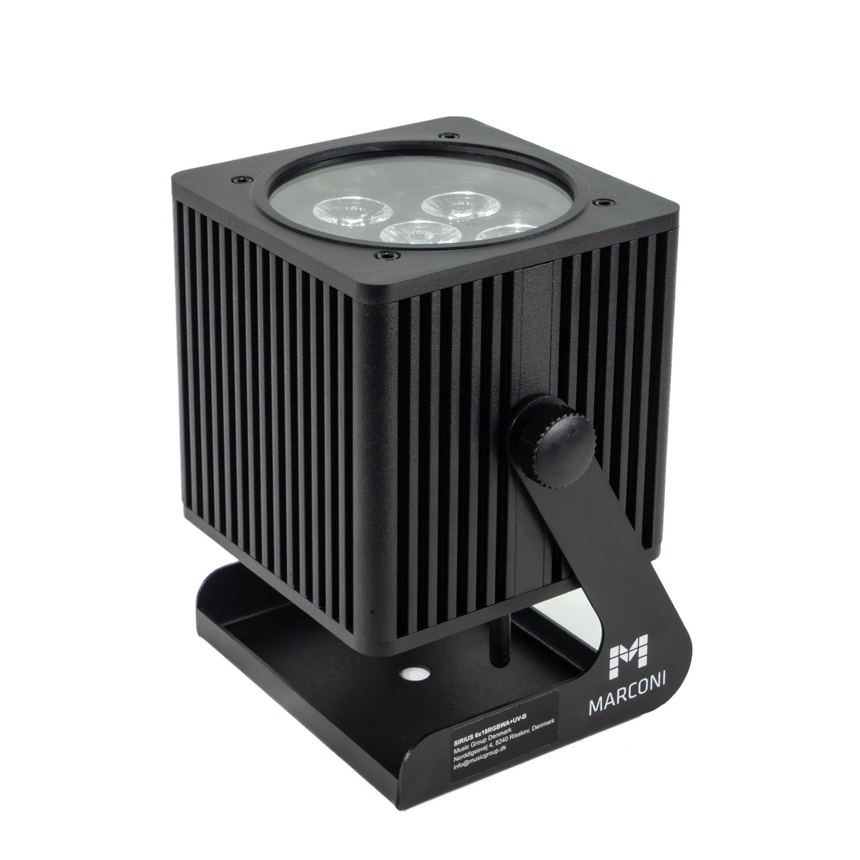Marconi SIRIUS 6x18RGBWA+UV-B IP65 Batterilampe