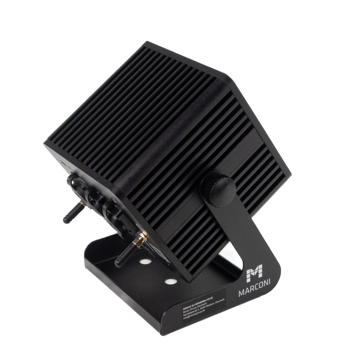 Marconi SIRIUS 6x18RGBWA+UV-B IP65 Batterilampe