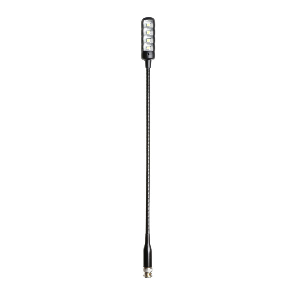 Adam Hall Stands SLED 1 ULTRA BNC - BNC svanehalslampe med 4 COB-LED'er