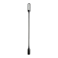 Adam Hall Stands SLED 1 ULTRA XLR 3 - 3-polet XLR svanehalslampe med 4 COB-LED'er