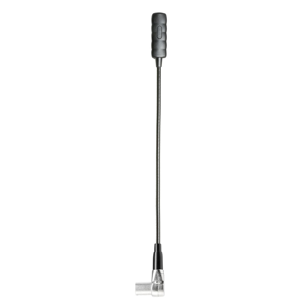 Adam Hall Stands SLED 1 ULTRA XLR 4 A - Vinklet 4-polet XLR svanehalslampe med 4 COB-LED'er
