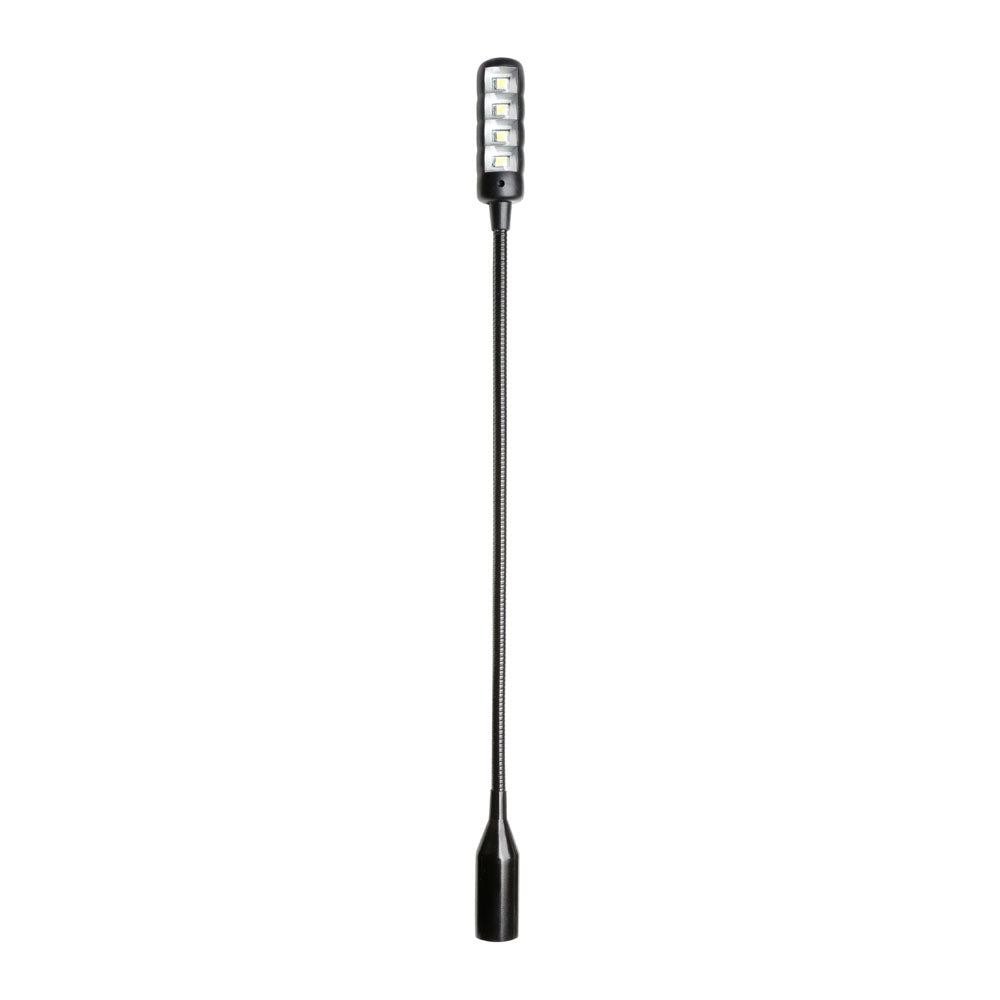 Adam Hall Stands SLED 1 ULTRA XLR 4 - 4-polet XLR svanehalslampe med 4 COB-LED’er