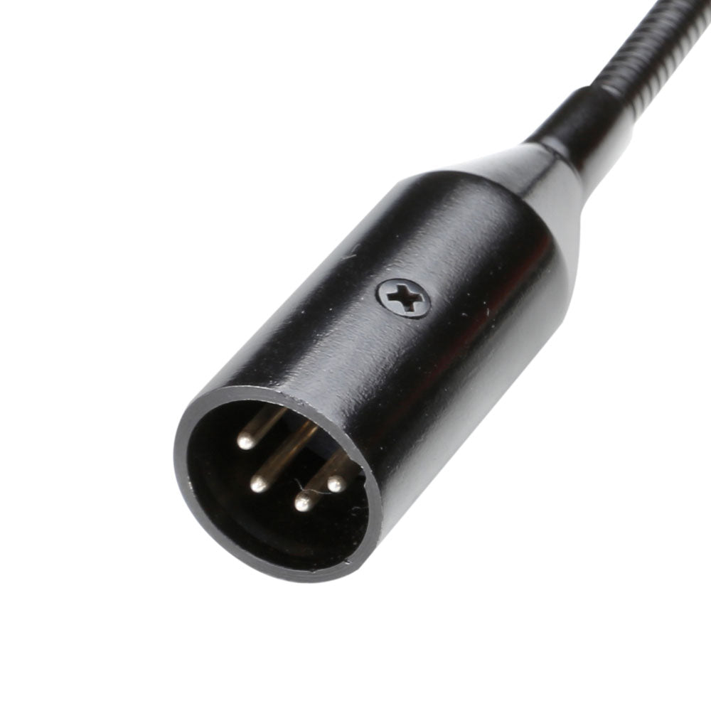 Adam Hall Stands SLED 1 ULTRA XLR 4 - 4-polet XLR svanehalslampe med 4 COB-LED’er