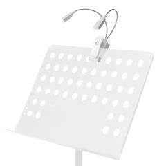 Adam Hall Stands SLED 2 PRO W - LED-lys til nodestativ, hvid