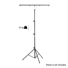 Adam Hall Stands SLS 6 CB - Lysstativ T-bar med 16 mm TV-spigot