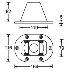 Kabinet Flange