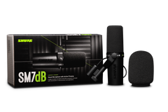 Shure SM7dB Aktiv Dynamisk Podcast Mikrofon