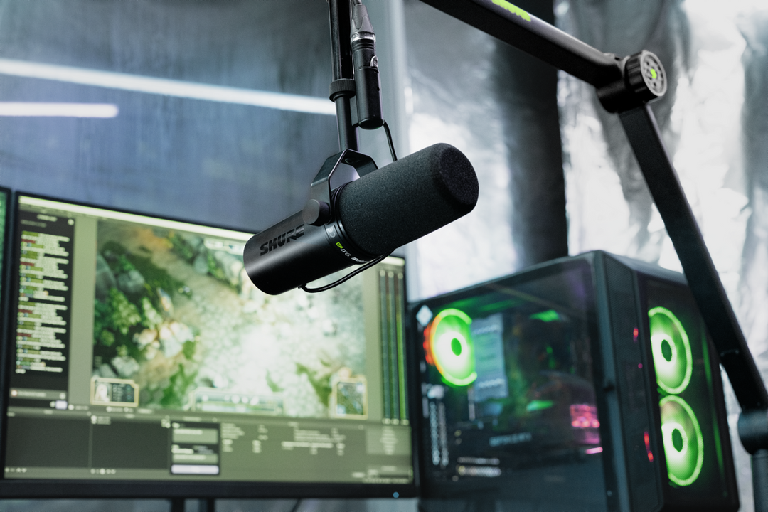 Shure SM7dB Aktiv Dynamisk Podcast Mikrofon