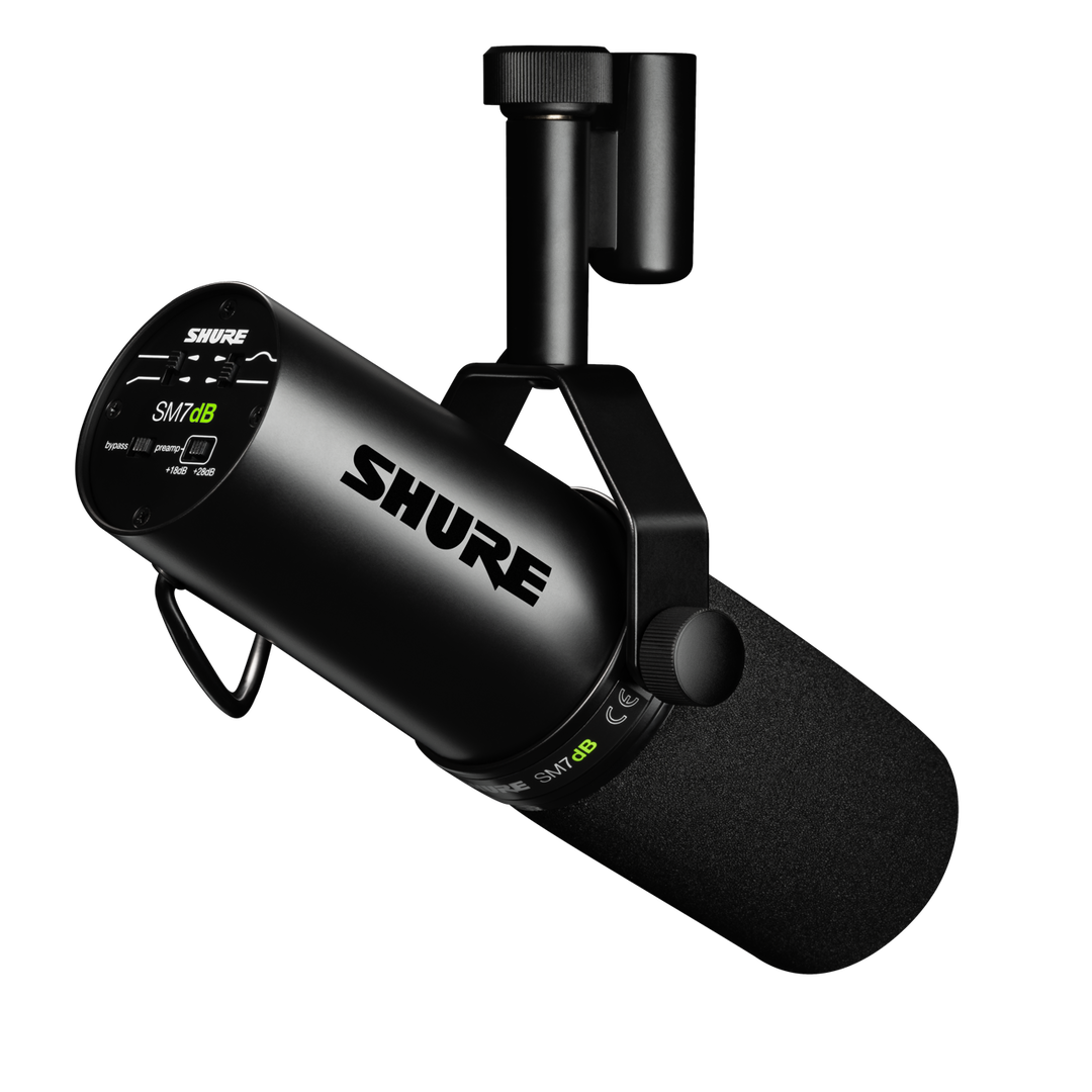 Shure SM7dB Aktiv Dynamisk Podcast Mikrofon